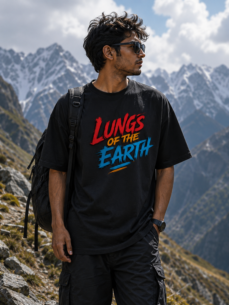 The Stanch Lungs of the Earth men's oversized black graphic T-shirt The Stanch Lungs of the Earth black oversized cotton T-shirt for men Men's Lungs of the Earth graphic T-shirt by The Stanch The Stanch black oversized Lungs of the Earth printed T-shirt Premium men's Lungs of the Earth oversized T-shirt by The Stanch Nature-inspired Lungs of the Earth graphic tee by The Stanch The Stanch men's black cotton oversized graphic T-shirt Lungs of the Earth oversized black T-shirt with nature print by The Stanch